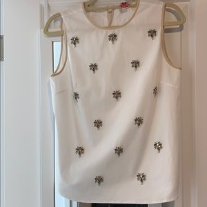 J. Crew sleeveless blouse